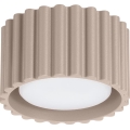Oprawa punktowa AURA 1xGX53/10W/230V śr. 10 cm taupe