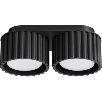 Oprawa punktowa AURA 2xGX53/10W/230V czarna