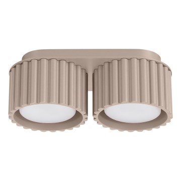 Oprawa punktowa AURA 2xGX53/10W/230V taupe