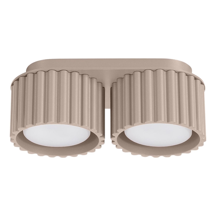 Oprawa punktowa AURA 2xGX53/10W/230V taupe