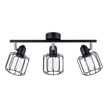 Oprawa punktowa BELUCI 3xE14/40W/230V czarna
