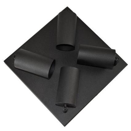 Oprawa punktowa FILO 4xGU10/30W/230V czarna/złota