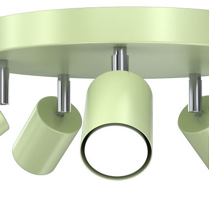 Oprawa punktowa FUN 5xGU10/8W/230V zielona