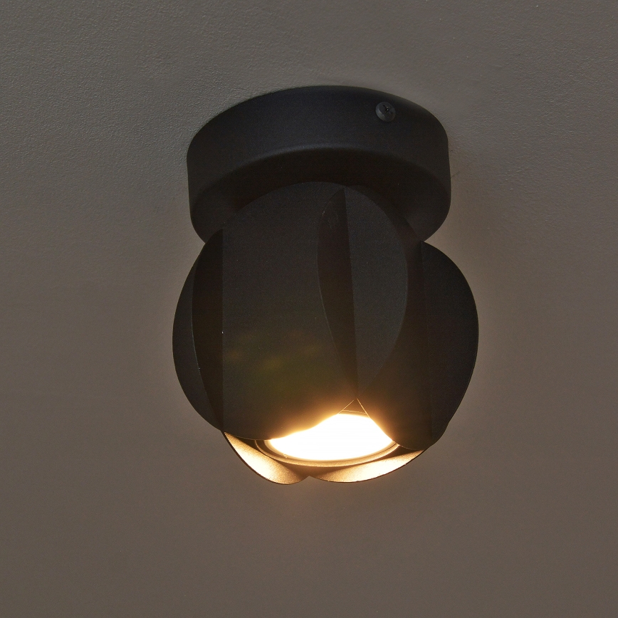 Oprawa punktowa GAMBIT 1xGU10/10W/230V czarna