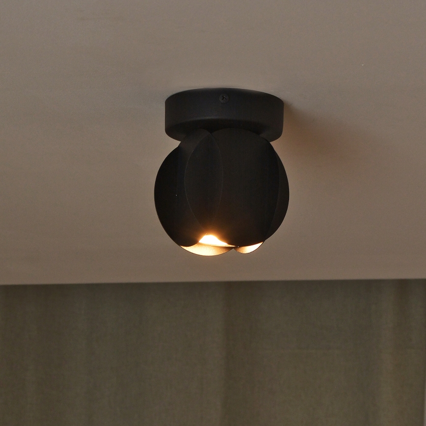 Oprawa punktowa GAMBIT 1xGU10/10W/230V czarna