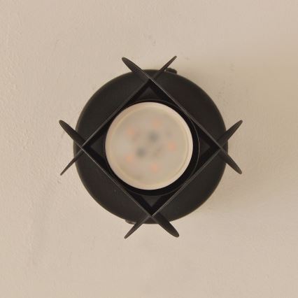 Oprawa punktowa GAMBIT 1xGU10/10W/230V czarna