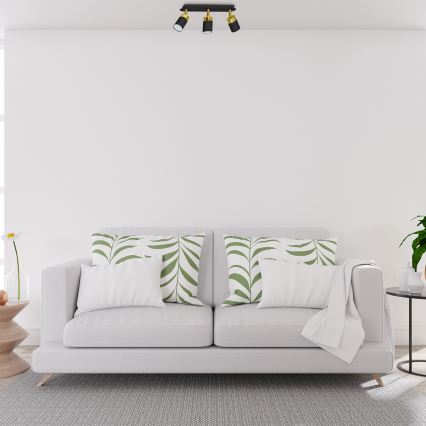 Oprawa punktowa JOKER 3xGU10/25W/230V czarna/złota