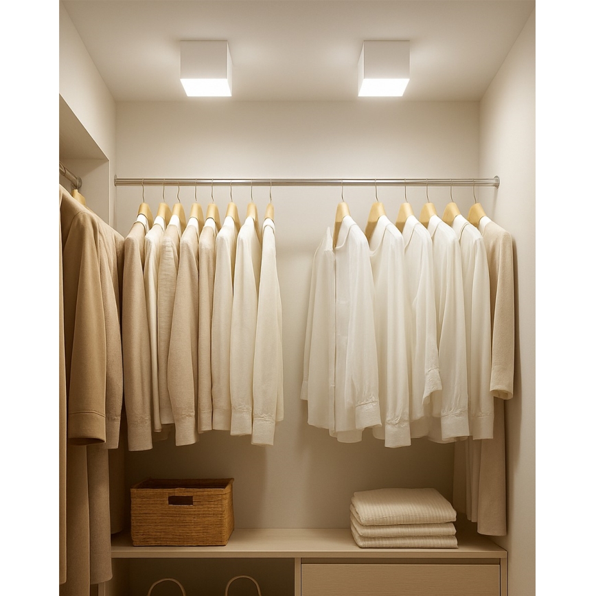 Oprawa punktowa LED/5W/230V 3000/4000/6400K 7,5x7,5 cm biała