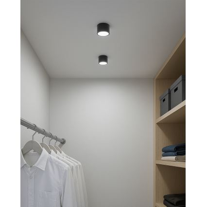Oprawa punktowa LED/5W/230V 3000/4000/6400K śr. 7,5 cm czarna