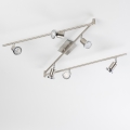 Oprawa punktowa LED 6x GU10/5W/230V, matowy chrom
