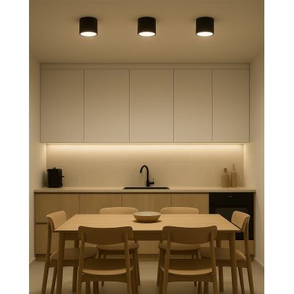 Oprawa punktowa LED LED/10W/230V 3000/4000/6400K śr. 12 cm czarna