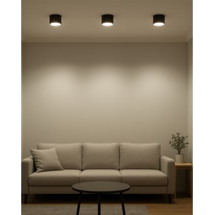 Oprawa punktowa LED LED/10W/230V 3000/4000/6400K śr. 12 cm czarna