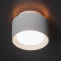 Oprawa punktowa LED SONOR LED/12W/230V 3000/4000/5700K + LED/1,5W 2200K śr. 14 cm biała
