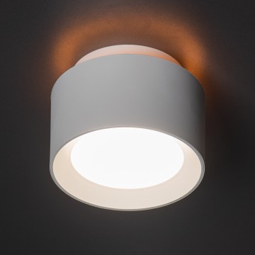Oprawa punktowa LED SONOR LED/12W/230V 3000/4000/5700K + LED/1,5W 2200K śr. 14 cm biała