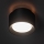 Oprawa punktowa LED SONOR LED/12W/230V 3000/4000/5700K + LED/1,5W 2200K śr. 14 cm czarna