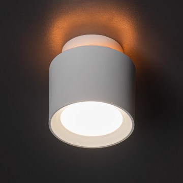 Oprawa punktowa LED SONOR LED/6W/230V 3000/4000/5700K + LED/1,5W 2200K śr. 9 cm biała