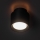 Oprawa punktowa LED SONOR LED/6W/230V 3000/4000/5700K + LED/1,5W 2200K średnica 9 cm czarna