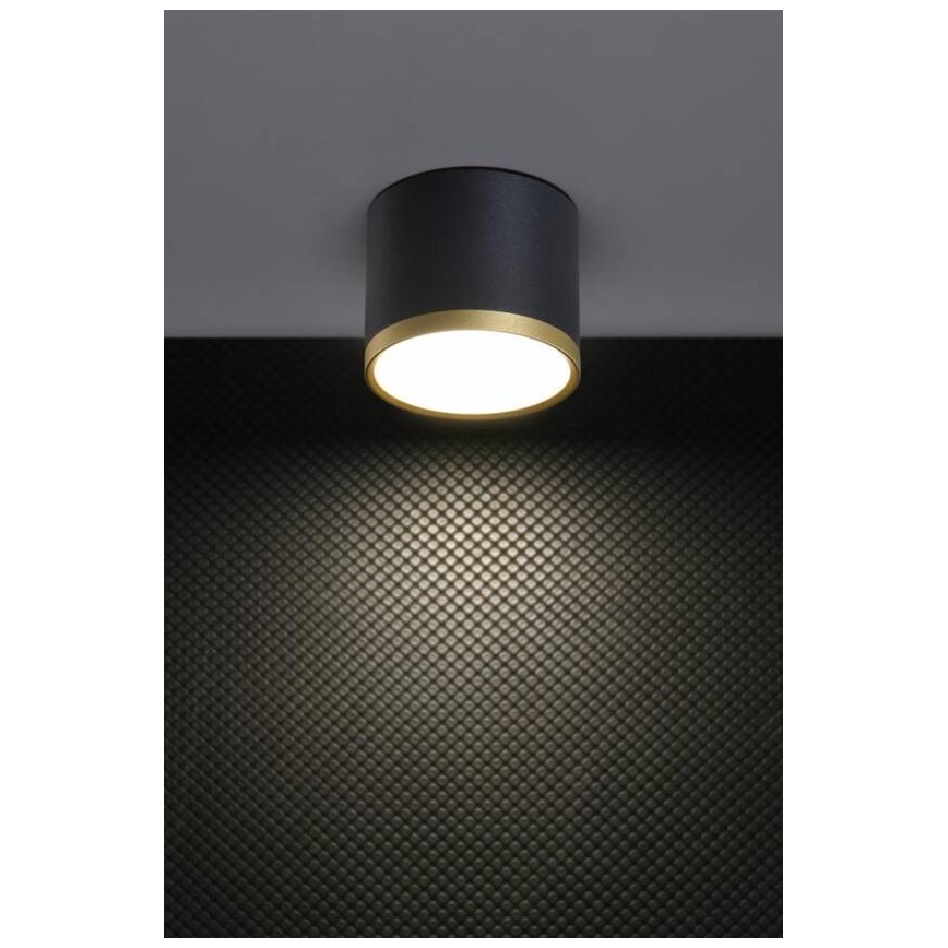 Oprawa punktowa LED TUBA LED/9W/230V czarna/złota