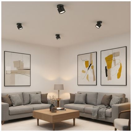 Oprawa punktowa OH12F 1xGX53/35W/230V 8,5 cm czarna