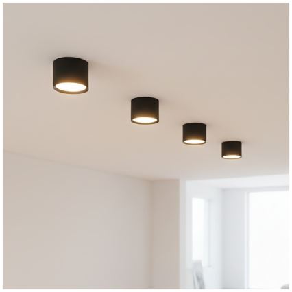 Oprawa punktowa OH12S 1xGX53/35W/230V 5 cm czarna