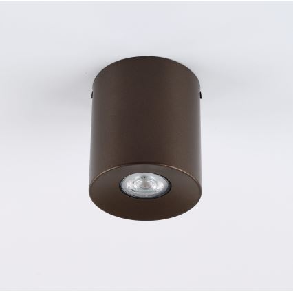 Oprawa punktowa ORION 1xGU10/10W/230V 12,5 cm brązowa