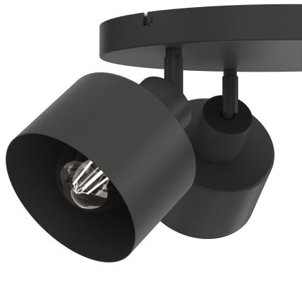 Oprawa punktowa PARKLA 3xE27/15W/230V czarna