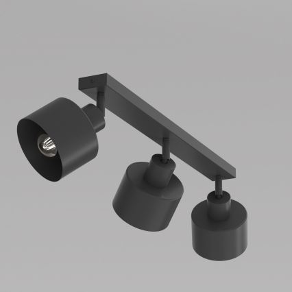 Oprawa punktowa PARKLA 3xE27/15W/230V czarna