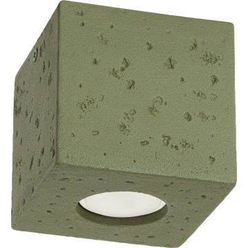 Oprawa punktowa QUAD 1xGU10/10W/230V beton/zielony