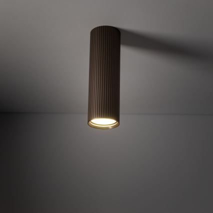 Oprawa punktowa TUNE M 1xGU10/10W/230V 17 cm brązowa