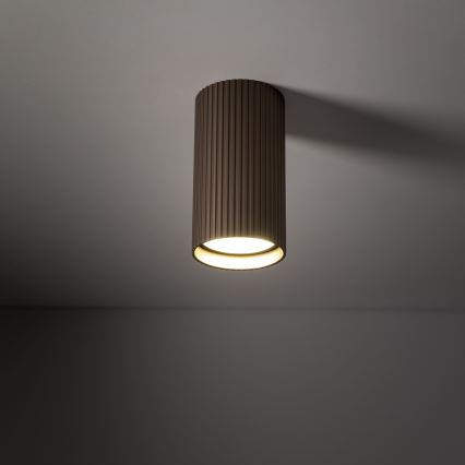 Oprawa punktowa TUNE S 1xGU10/10W/230V 10 cm brązowa