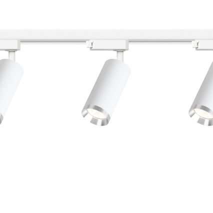 Oprawa punktowa w systemie szynowym MICA 3xGU10/10W/230V, biały/matowy chrom