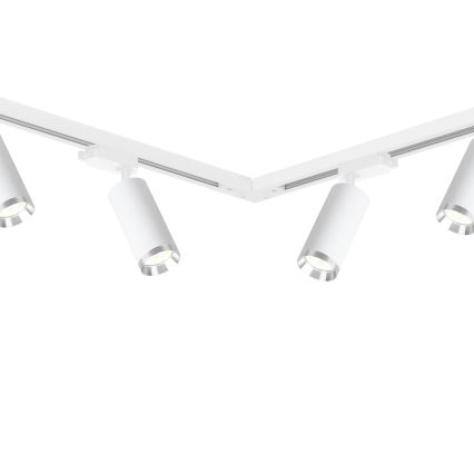 Oprawa punktowa w systemie szynowym MICA 6xGU10/10W/230V biały/matowy chrom
