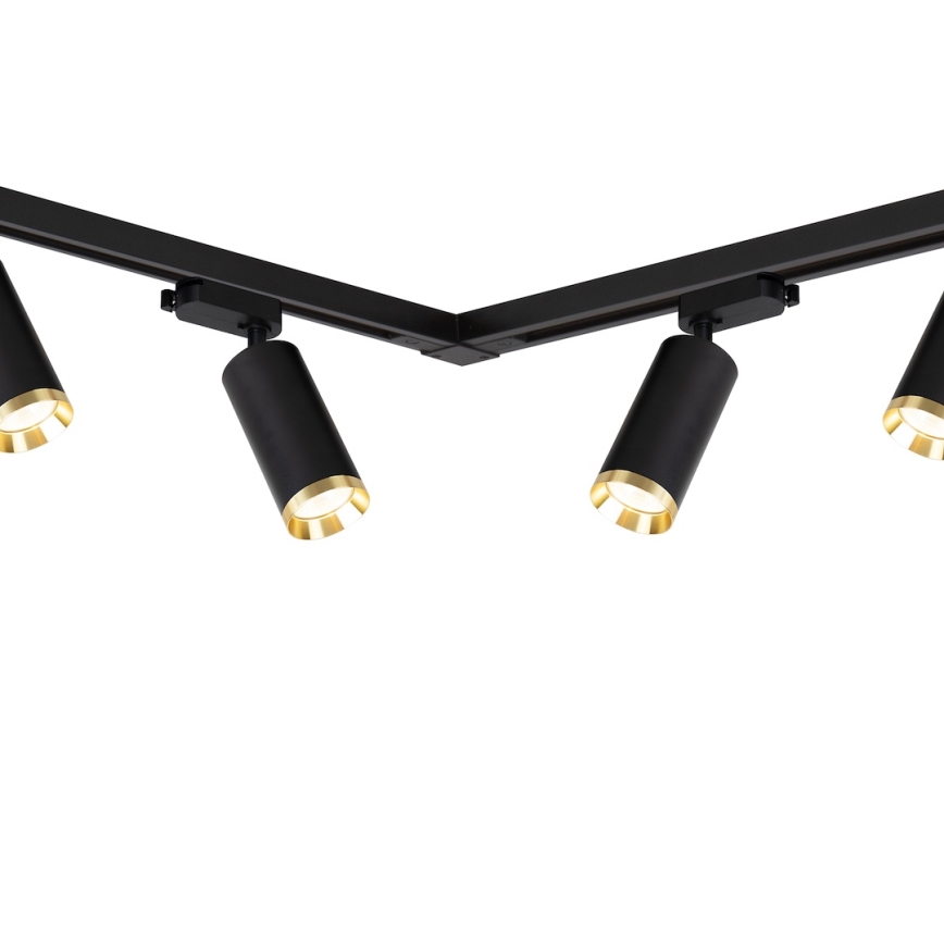 Oprawa punktowa w systemie szynowym MICA 6xGU10/10W/230V czarno-złota