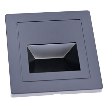 Oprawa schodowa LED/3W/230V 3000K czarna