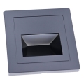 Oprawa schodowa LED/3W/230V 6000K czarna