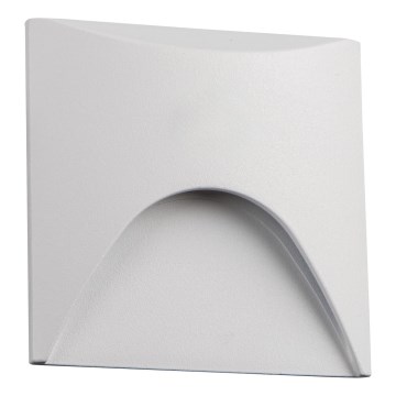 Oprawa schodowa LED EXIN LED/2,5W/230V 4000K IP65 biała kwadratowa