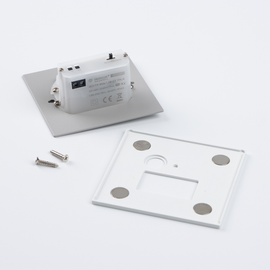 Lampa schodowa LED z czujnikiem ruchu i zmierzchu 1,5W/230V 3000/4000/6000K biała