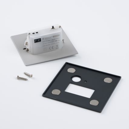 Oprawa schodowa LED z czujnikiem ruchu i zmierzchu LED/1,5W/230V 3000/4000/6500K antracyt