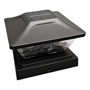 Oprawa solarna LED TOYA LED/4,5W/230V 3000/6500K 600 mAh IP44 czarna
