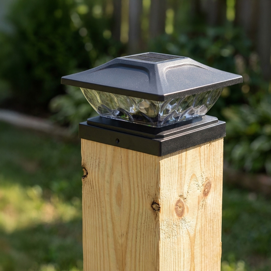 Oprawa solarna LED TOYA LED/4,5W/230V 3000/6500K 600 mAh IP44 czarna