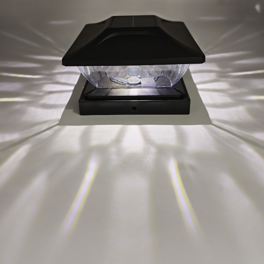 Oprawa solarna LED TOYA LED/4,5W/230V 3000/6500K 600 mAh IP44 czarna