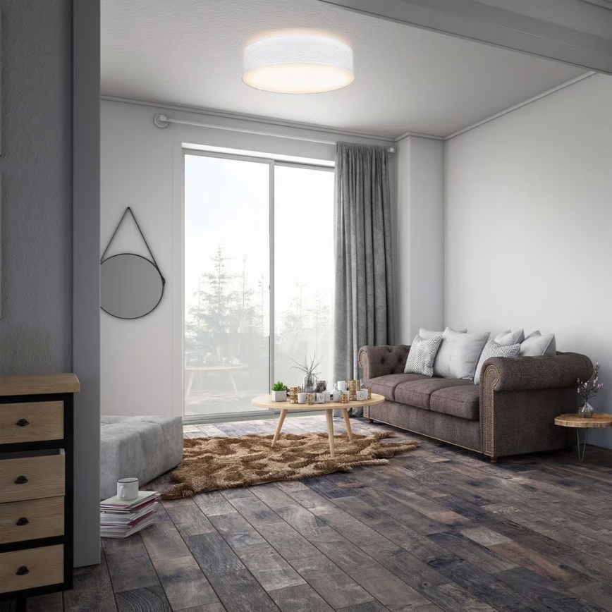 Oprawa sufitowa 2xE27/40W/230V śr. 38 cm biała