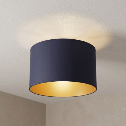 Oprawa sufitowa ARDEN 1xE27/15W/230V śr. 40 cm niebieska