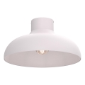 Oprawa sufitowa BASCA 1xE27/15W/230V śr. 40 cm kremowa