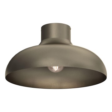 Oprawa sufitowa BASCA 1xE27/15W/230V Ø 40 cm brązowa