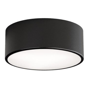 Oprawa sufitowa łazienkowa z czujnikiem CLEO, 1x E27/24W/230V, średnica 20 cm, IP54, czarna