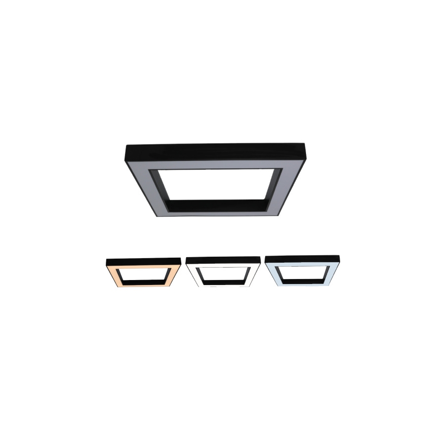 Oprawa sufitowa LED/100W/230V 3000/4000/6500K 80x80 cm czarna