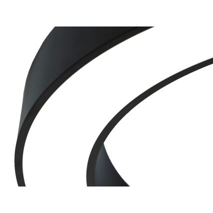 Oprawa sufitowa LED/115W/230V 3000/4000/6500K śr. 120 cm czarna