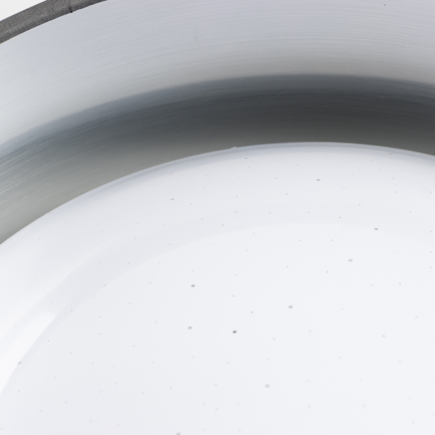 Oprawa sufitowa LED/12W/230V, Ø 32 cm, szara/srebrna