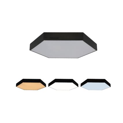 Oprawa sufitowa LED 135W/230V 3000/4000/6500K śr. 80 cm czarna